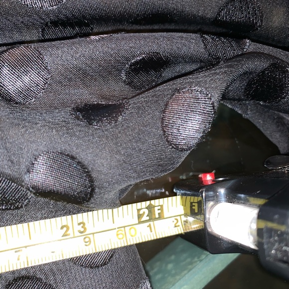 Sheer black polka dotted tunic - Picture 10 of 12